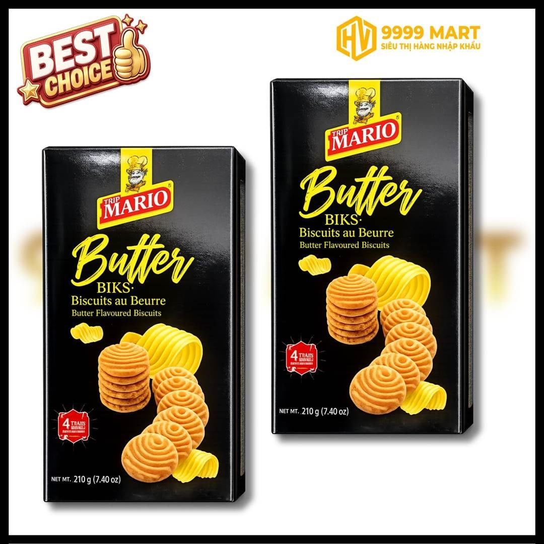  Bánh Mario Vị Hạt Dẻ 210g 