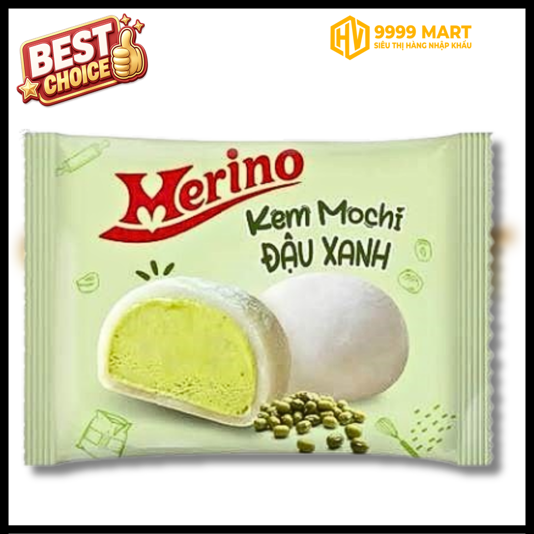  Kem Mochi Merino Đậu Xanh 40g 