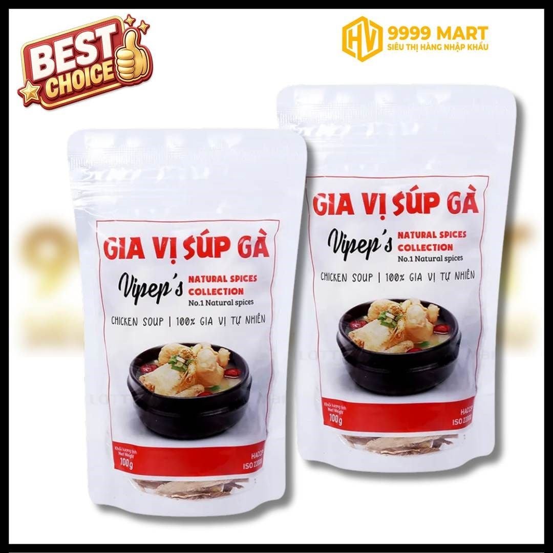  Gia Vị Súp Gà Vipep Gói 100g 