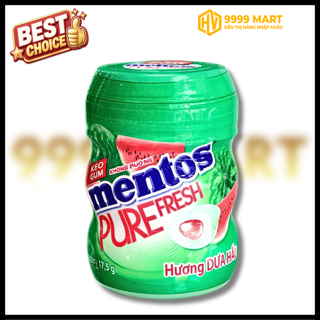  Kẹo Mentos Pure Fresh Nano Dưa Hấu 17.5g 