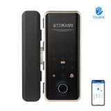  Khóa cửa kính WIDMANN G21 [Vân tay - Thẻ từ - Mã Số - APP] 