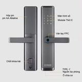  Khóa điện tử WIDMANN F26 [Vân tay - Thẻ từ - Mã Số - APP] 