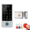  Khóa cổng điện WIDMANN F3F [FaceID - Vân tay - Thẻ từ - Mã số - APP] 