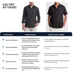 Áo Sơ Mi Caro Nút Gỗ Tay Dài Nam Relax Form Rộng, Cổ Thường, Lai Ngang Linen Solene Vải Mềm Mát HISHOO A2T003