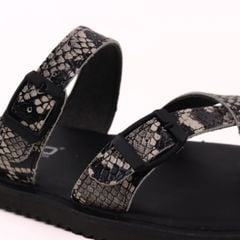 Dép lê bệt Daily Trek sandal (sandal đi bộ đường dài) Nam da rắn xỏ ngón lót da premium Felix HISHOO P098