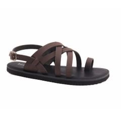 Dép Sandal Daily Trek sandal (sandal đi bộ đường dài) Nam quai chéo xỏ ngón lót da premium Felix HISHOO P010