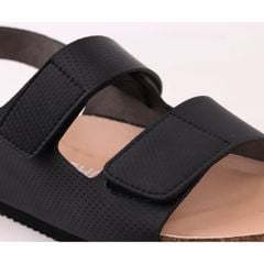 Dép đế trấu sandal birken quai ngang xé dán Crosshatch Premium HISHOO B110