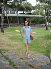 Áo Sơ Mi Nữ Nút GỗRelax Form Rộng, Cổ Thường, Lai Ngang Linen Solene Vải Mềm Mát HISHOO A1G003