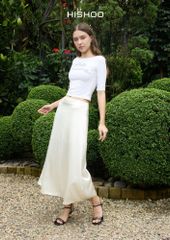 Giày Cao gót Sandal Nữ quai mảnh 7cm Hishoo  S084