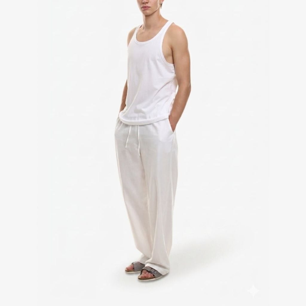 Áo Thun Ba Lỗ Nam Relax Form Rộng Vải Mềm Mát HISHOO A5T001