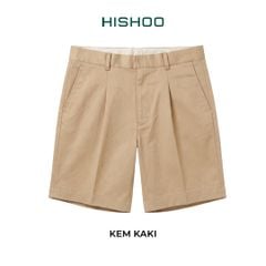 Quần short nam kaki Formax HISHOO Thoáng mát giữ form mặc đi chơi đi làm Q2T001