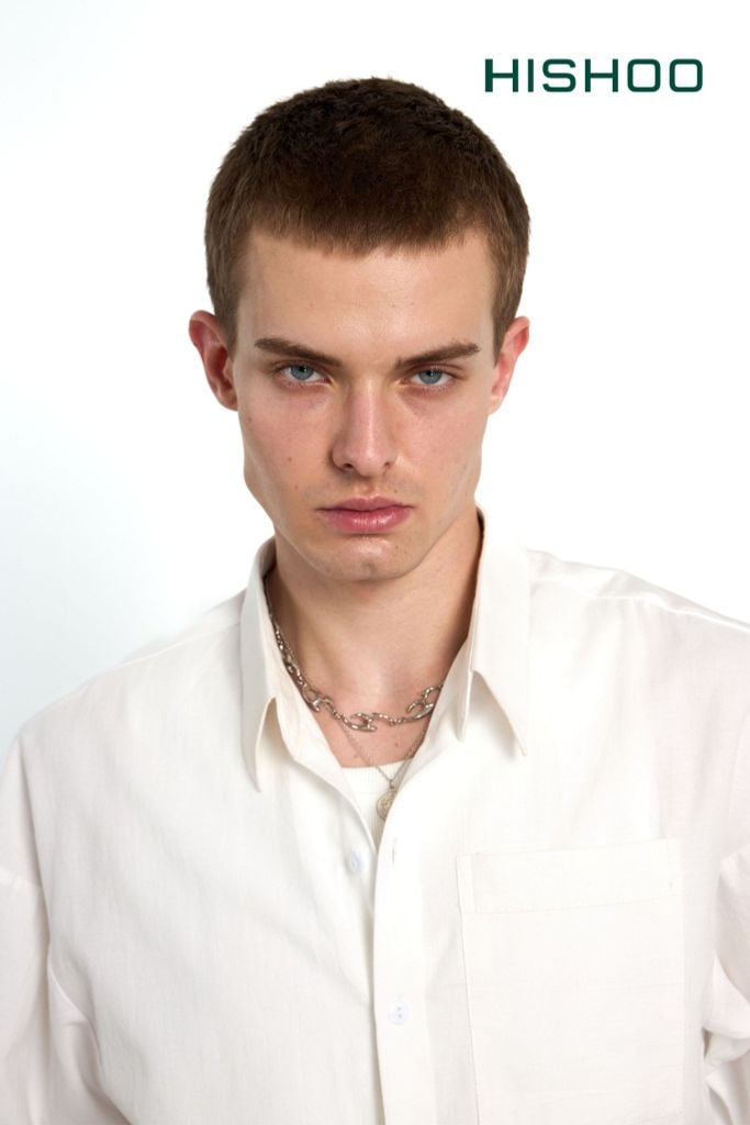 Áo Sơ Mi Nam Relax Form Rộng Linen Solene Vải Mềm Mát HISHOO AB001