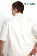 Áo Sơ Mi Nam Relax Form Rộng Linen Solene Vải Mềm Mát HISHOO AB001