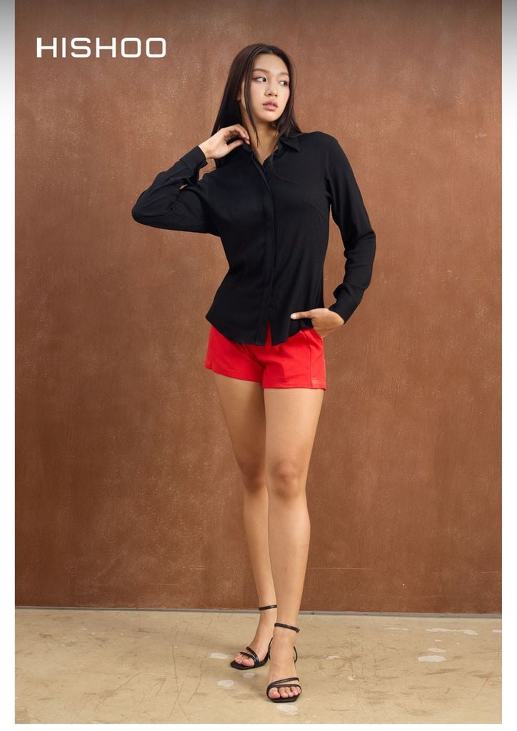 Giày Cao Gót Sandal Quai Mảnh Gót Nhọn 7cm Hishoo S126