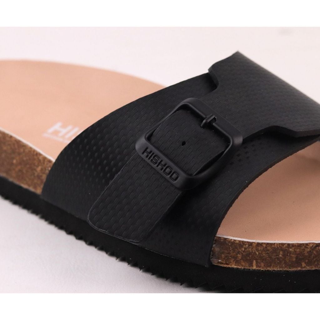 Dép đế trấu birken 1 khóa Crosshatch Premium HISHOO B113