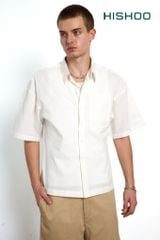 Áo Sơ Mi Nam Relax Form Rộng Linen Solene Vải Mềm Mát HISHOO AB001