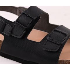 Dép đế trấu sandal birken quai ngang Crosshatch Premium HISHOO B102