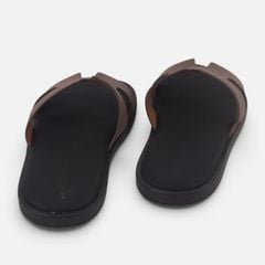 Dép lê bệt Nam quai chữ H lót da premium Manto 6 HISHOO W095