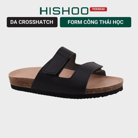 Dép đế trấu birken xé dán Crosshatch Premium HISHOO B105