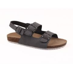 Dép đế trấu Sandal birken 2 khoá da lộn HISHOO R102