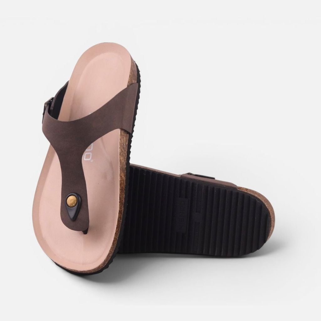 Dép đế trấu birken xỏ ngón premium HISHOO B116