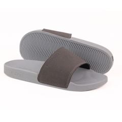 Dép quai ngang da bò Xám da lộn HISHOO U111