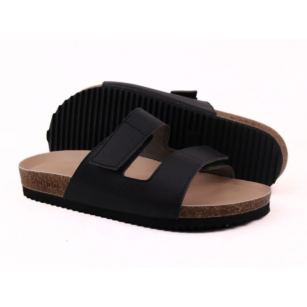 Dép đế trấu birken xé dán Crosshatch Premium HISHOO B105