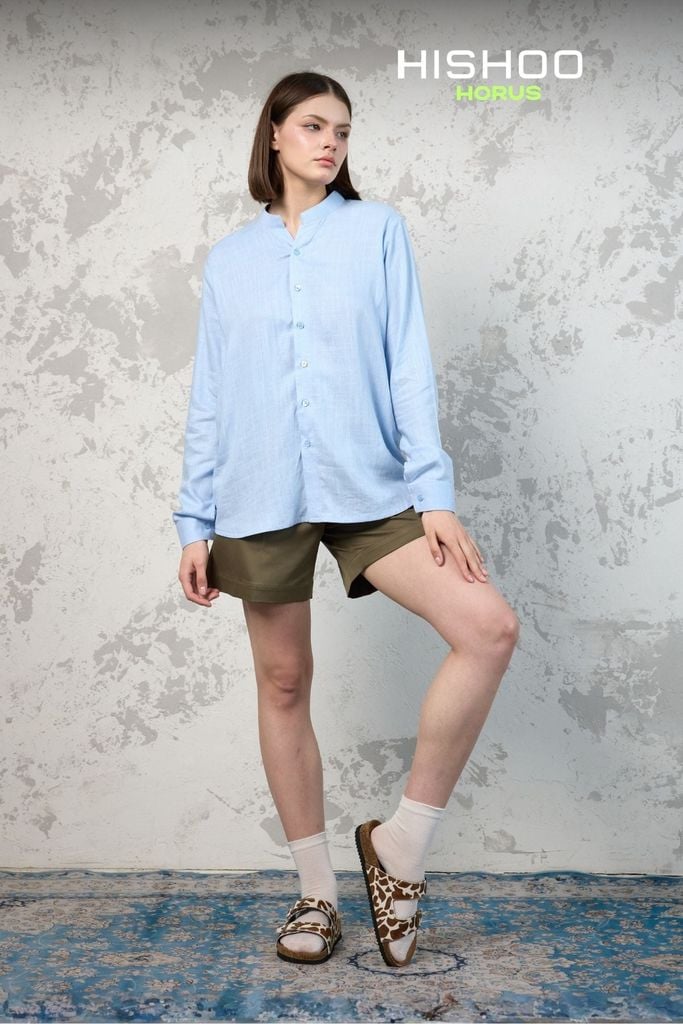 Dép đế trấu 2 khóa quai ngang Bò sữa CowHide HISHOO H093