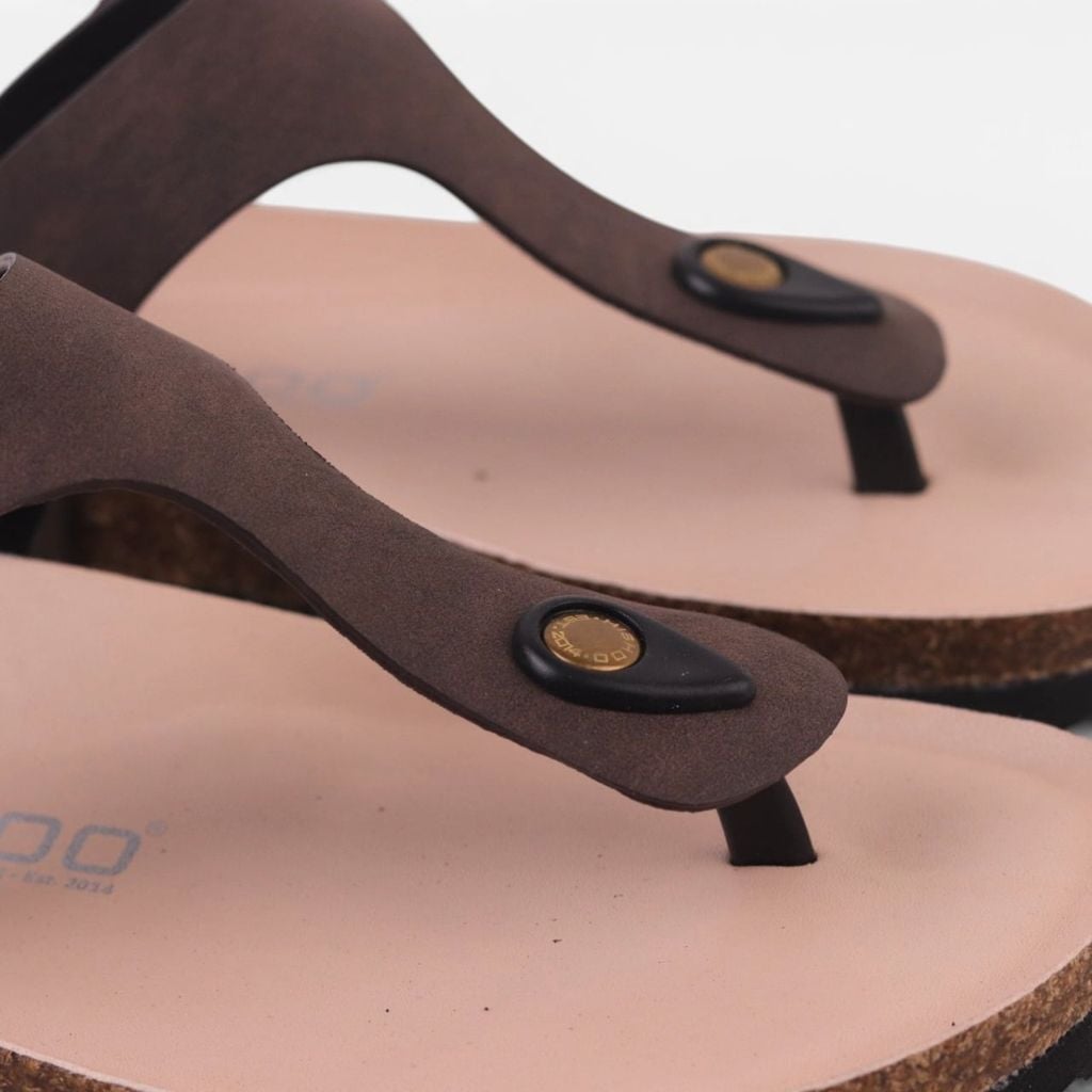 Dép đế trấu birken xỏ ngón premium HISHOO B116