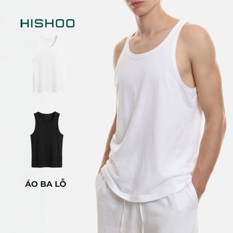 Áo Thun Ba Lỗ Nam Relax Form Rộng Vải Mềm Mát HISHOO A5T001