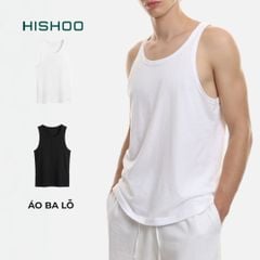 Áo Thun Ba Lỗ Nam Relax Form Rộng Vải Mềm Mát HISHOO A5T001