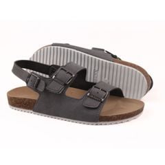 Dép đế trấu Sandal birken 2 khoá da lộn HISHOO R102