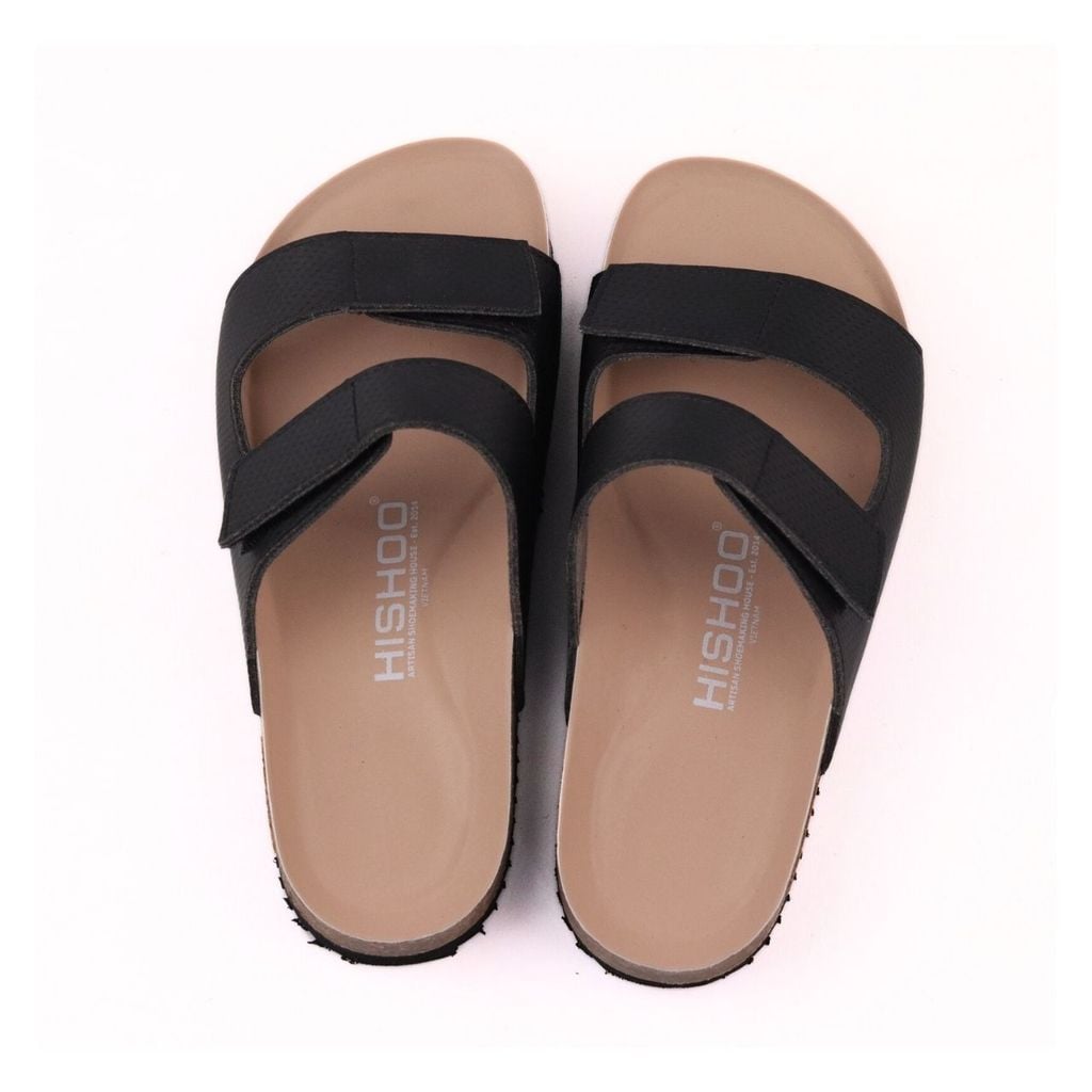 Dép đế trấu birken xé dán Crosshatch Premium HISHOO B105