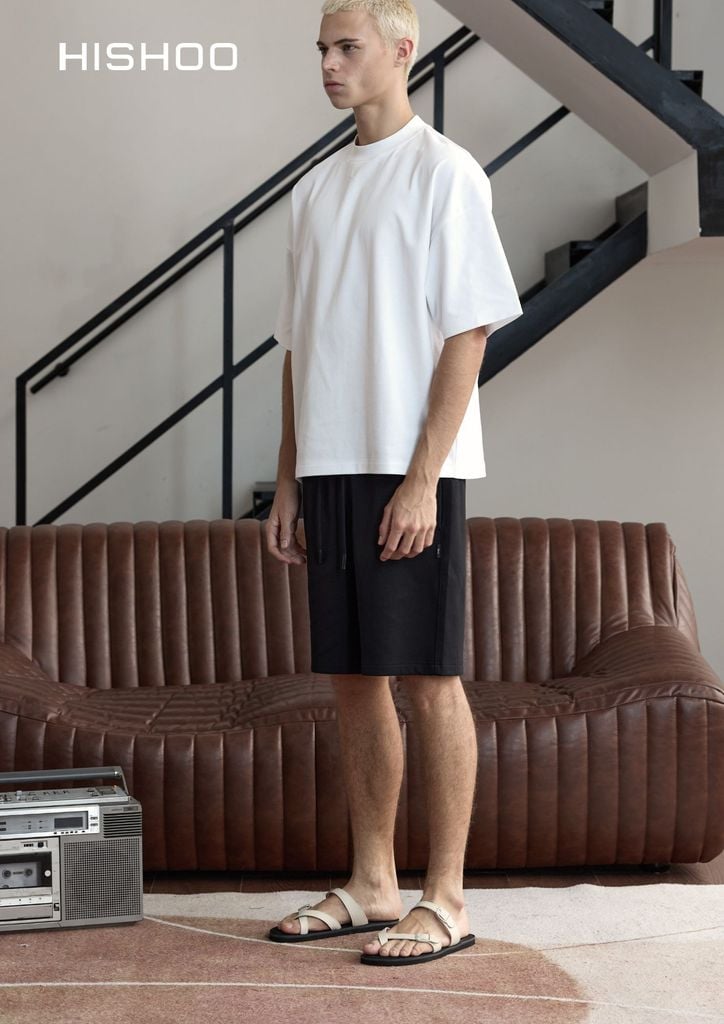 Dép lê bệt Daily Trek sandal (sandal đi bộ đường dài) Nam xỏ ngón lót da premium Felix HISHOO P098