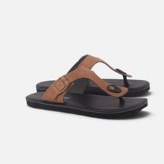Dép lê bệt Daily Trek sandal (sandal đi bộ đường dài) Nam xỏ ngón da lộn premium Felix HISHOO L116