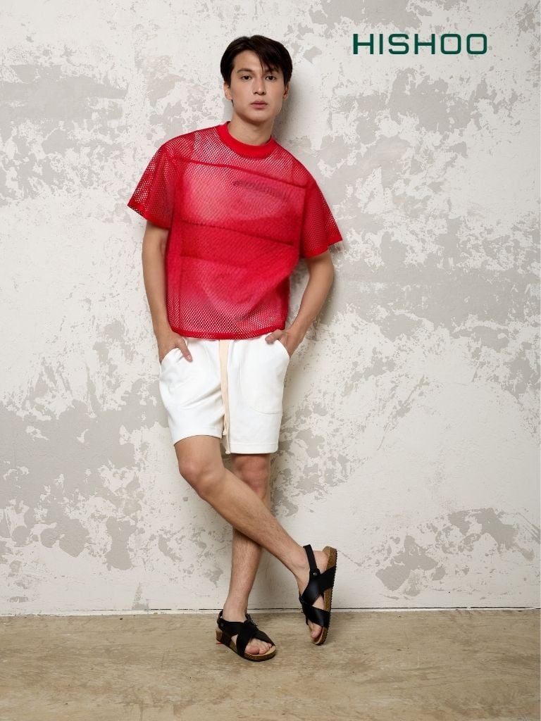 Dép đế trấu Sandal birken quai ngang da bò HISHOO M101