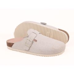 Dép đế trấu sục Boston quai ngang vân Craquelure Premium HISHOO B109