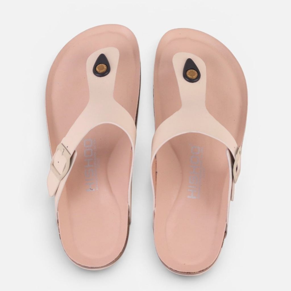 Dép đế trấu birken xỏ ngón premium HISHOO B116