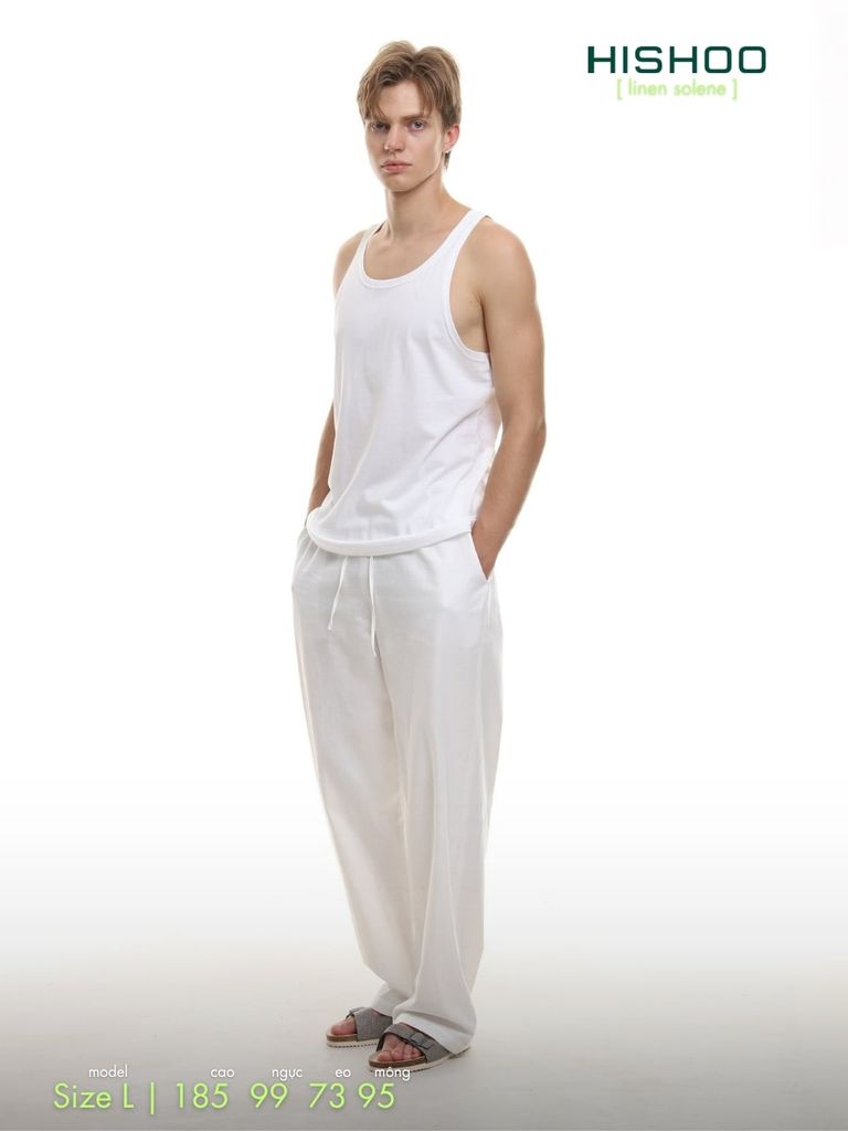 Áo Thun Ba Lỗ Nam Relax Form Rộng Vải Mềm Mát HISHOO A5T001