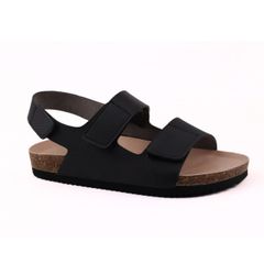 Dép đế trấu sandal birken quai ngang xé dán Crosshatch Premium HISHOO B110