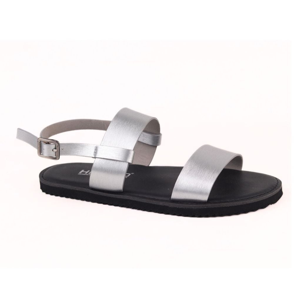 Dép Sandal Daily Trek sandal (sandal đi bộ đường dài) Nam quai ngang Bạc lót da premium Felix HISHOO P050