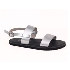 Dép Sandal Daily Trek sandal (sandal đi bộ đường dài) Nam quai ngang Bạc lót da premium Felix HISHOO P050