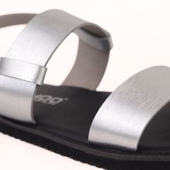 Dép Sandal Daily Trek sandal (sandal đi bộ đường dài) Nam quai ngang Bạc lót da premium Felix HISHOO P050