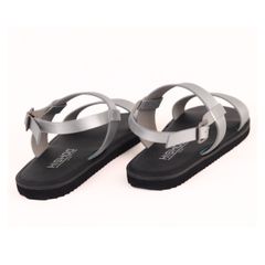Dép Sandal Daily Trek sandal (sandal đi bộ đường dài) Nam quai ngang Bạc lót da premium Felix HISHOO P050