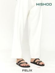 Dép lê bệt Daily Trek sandal (sandal đi bộ đường dài) Nam xỏ ngón lót da premium Felix HISHOO P098