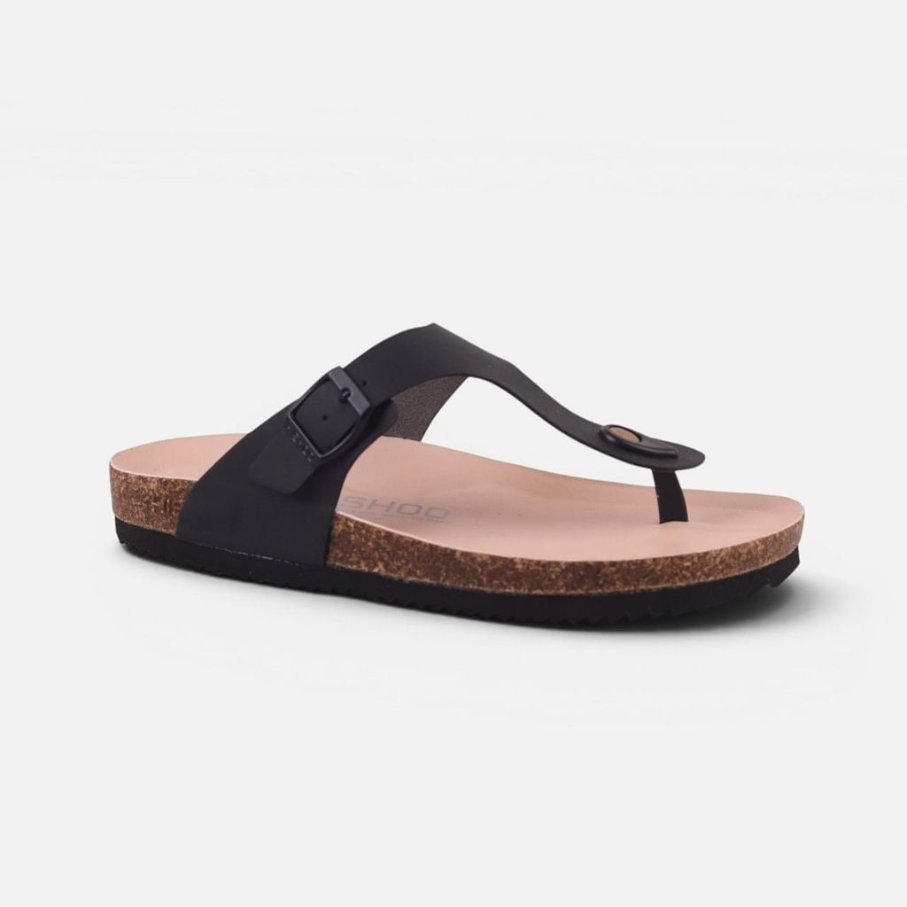 Dép đế trấu birken xỏ ngón premium HISHOO B116