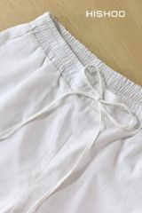 Quần dài nam Linen Solene HISHOO Thoáng mát giữ form mặc đi chơi đi làm Q3T001