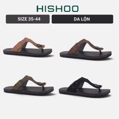 Dép lê bệt Daily Trek sandal (sandal đi bộ đường dài) Nam xỏ ngón da lộn premium Felix HISHOO L116