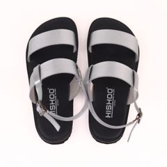 Dép Sandal Daily Trek sandal (sandal đi bộ đường dài) Nam quai ngang Bạc lót da premium Felix HISHOO P050