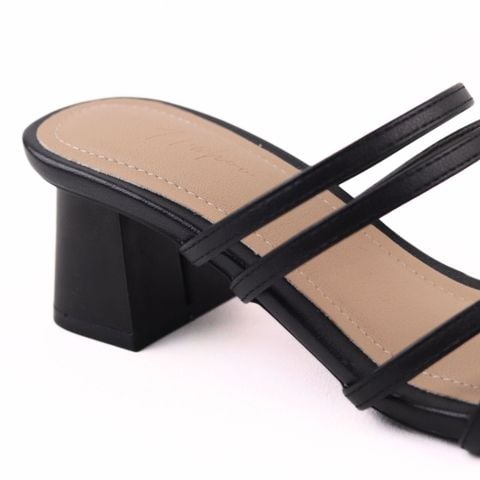 Giày Cao Gót 5cm Quai Ngang Dây Mảnh Hishoo S056